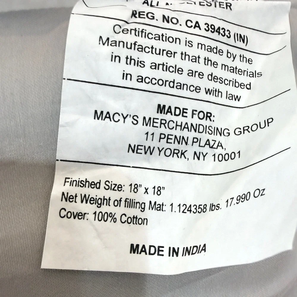 Macys decorative throw